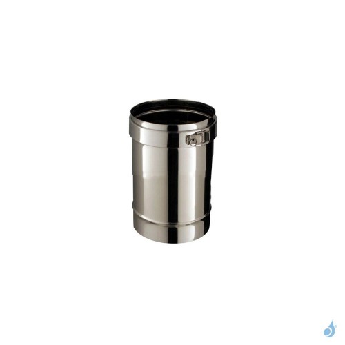 Tuyau rigide Poujoulat Inox 304 Ø100 à Ø150 mm Longueur 25cm