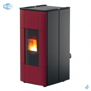 Poêle à granulés étanche MCZ Jazz Hydromatic 30 M1+ Puissance 28.5kW Sortie Fumée Postérieure