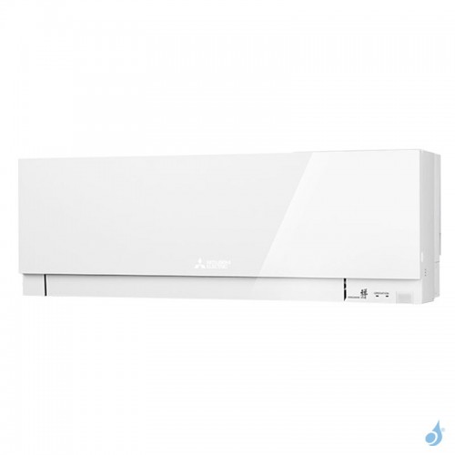 Bi Split Mitsubishi MSZ-EF 6.8kW taille 2.5 + 5 MSZ-EF25/50VGKW + MXZ-3F68VF4 Mural Design Blanc Brillant WiFi