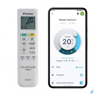 Climatisation bi split DAIKIN Comfora 2MXM50A9 FTXP-N9 5kW tailles 20 + 35 FTXP20N9 + FTXP35N9 WiFi de série
