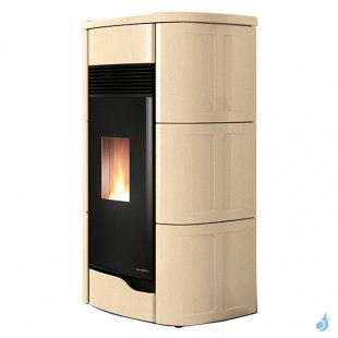 Poêle à granulés étanche Palazzetti Ecofire Anna 12 Puissance 12kW Sortie Fumée Postérieure