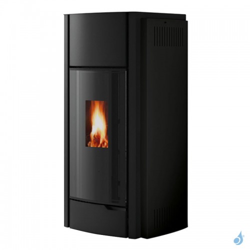 Poêle à granulés étanche Palazzetti Ecofire Julie 12 Puissance 12kW Sortie Fumée Postérieure