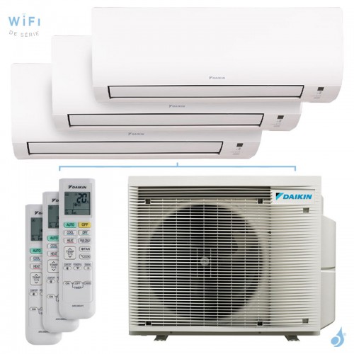 Climatiseur tri split DAIKIN Comfora 3MXM40A9 FTXP-N 4kW tailles 20 + 20 + 20 - FTXP20N + FTXP20N + FTXP20N