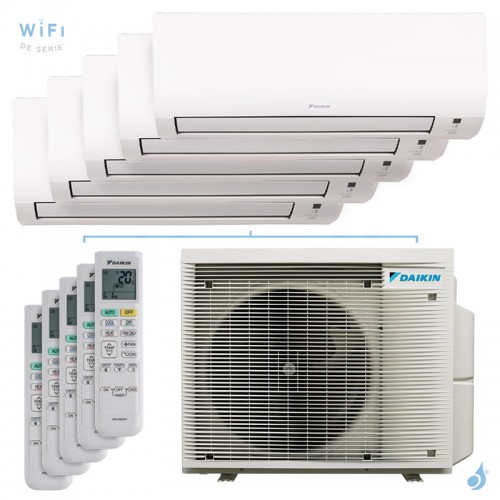 Penta split DAIKIN Comfora 5MXM90A9 FTXP-N 9kW tailles 20 + 20 + 20 + 20 + 20 FTXP20N + FTXP20N + FTXP20N + FTXP20N + FTXP20N