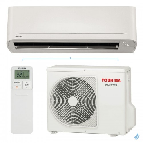 Climatisation mono split TOSHIBA Naka 1.5kW RAS-B05B2KVG-E + RAS-05B2AVG-E Mural Seiya Classic PAC Réversible