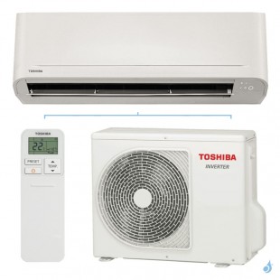 Climatisation mono split TOSHIBA Naka 2.5kW RAS-B10B2KVG-E + RAS-10B2AVG-E Mural Seiya Classic PAC Réversible