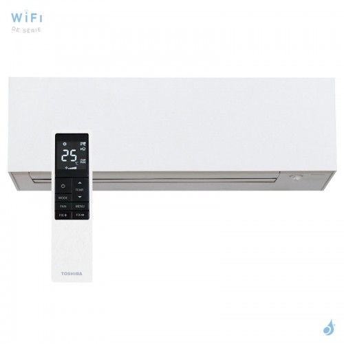 Climatisation Toshiba Daiseikai 10 RAS-B10S4KVPG-E Puissance 2.5kW Multi Split Mural Blanc WiFi de série PAC Inverter