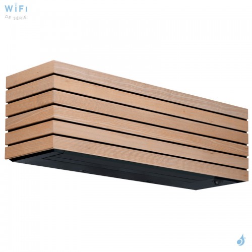 Climatisation Toshiba Daiseikai 10 RAS-B13S4KVDG-E Puissance 3.5kW Multi Split Mural Wood WiFi de série PAC Inverter