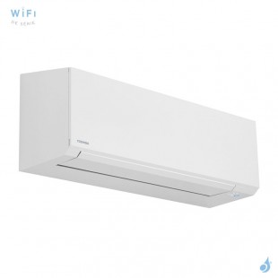 Climatisation bi split Shorai Edge Blanc RAS-2M10G3AVG-E 3.3kW Tailles 15 + 15 Toshiba WiFi RAS-M05G3KVSG-E (x2)