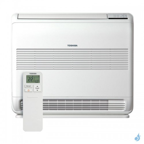 Climatisation Toshiba RAS-B10J2FVG-E 2.5kW Console Multi Split Inverter Double-flux Taille 10 PAC air-air Réversible