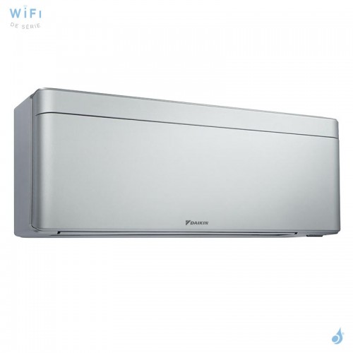 Climatisation mono split DAIKIN Stylish Argent 2.0kW FTXA20CS + RXA20A8 Mural FTXA-CS WiFi de série PAC air-air Inverter