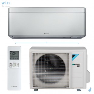 Climatisation mono split DAIKIN Stylish Argent 2.0kW FTXA20CS + RXA20A8 Mural FTXA-CS WiFi de série PAC air-air Inverter