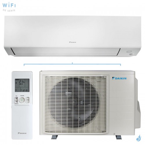 Climatiseur mono split DAIKIN Perfera 2.5kW FTXM25A + RXM25A Mural FTXM-A WiFi de série PAC air-air Inverter