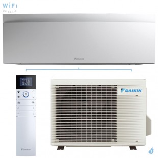 Climatisation mono split DAIKIN Emura 3 Blanc 3.4kW FTXJ35AW + RXJ35A FTXJ-AW WiFi Pompe à chaleur Réversible et silencieuse