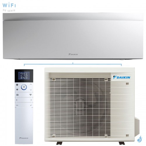 Climatisation mono split DAIKIN Emura 3 Blanc 4.2kW FTXJ42AW + RXJ42A FTXJ-AW WiFi Pompe à chaleur Réversible et silencieuse