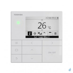 Climatiseur Toshiba gainable extra-plat Digital Inverter 3.6kW PAC air-air petit tertiaire RAV-HM401SDTY-E + RAV-GM402ATP-E