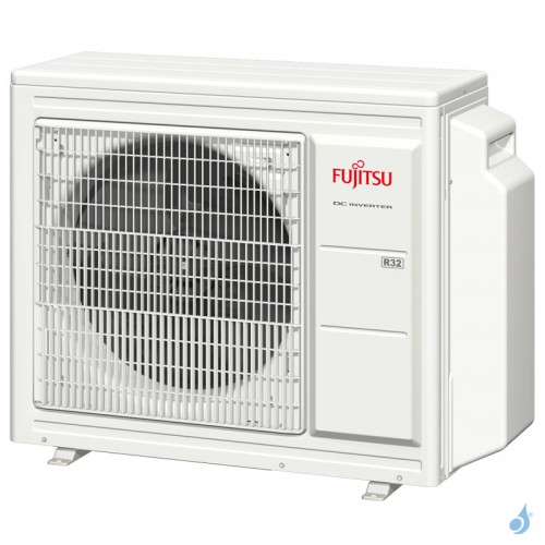 Climatisation bi split FUJITSU Mural KNCA AOYG24KBTA3 6.8kW tailles 35 + 35 Mural compact WiFi de série ASEH12KNCA + ASEH12KNCA