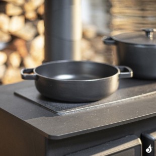 Cuisinière à bois Charnwood Haven sur pieds hauts Puissance 6kW