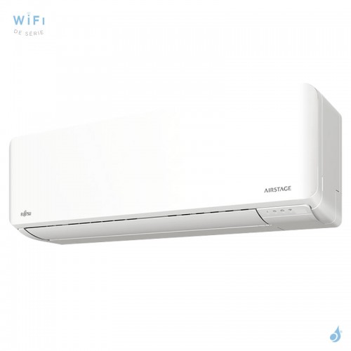 Climatiseur Fujitsu ASEH07KMCG 2.0kW Mural pour application Multi Split WiFi de série PAC air-air Inverter série KM