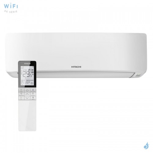 Climatisation Hitachi AirHome 400 RAK-DJ25RHAE 2.5kW WiFi de série Multi Split Inverter PAC air-air Réversible