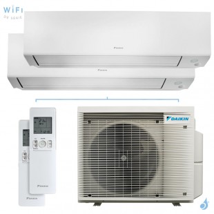 Climatisation bi split DAIKIN Perfera 2MXM40A9 FTXM-A 4kW tailles 15 + 15 CTXM15A + CTXM15A WiFi de série