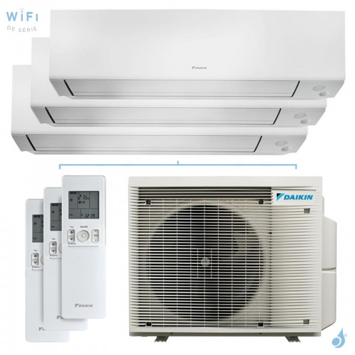 Climatiseur tri split DAIKIN Perfera 3MXM40A9 FTXM-A 4kW tailles 15 + 15 + 15 CTXM15A + CTXM15A + CTXM15A WiFi de série