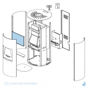 Bouclier Thermique pour poêle à hydrogène Flam'in