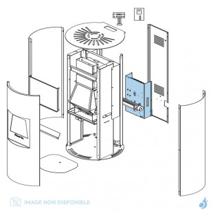 Ensemble Électrique pour poêle à hydrogène Flam'in