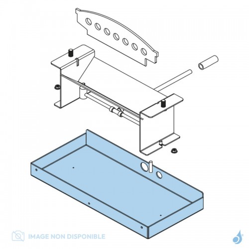 Bac de rétention pour poêle à hydrogène Flam'in