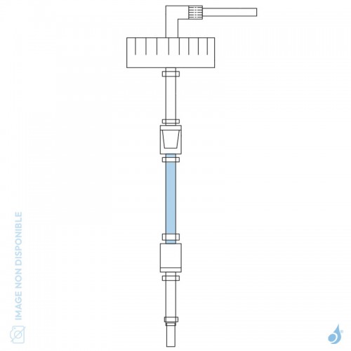 Tuyau silicone 150mm pour poêle à hydrogène Flam'in