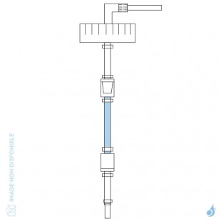 Tuyau silicone 150mm pour poêle à hydrogène Flam'in