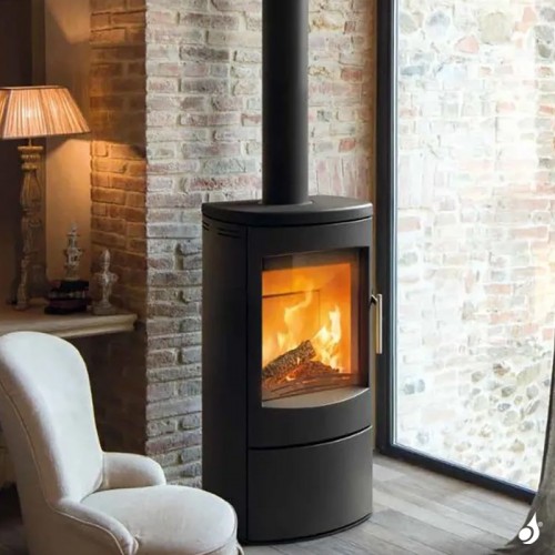 Poêle à bois MCZ Ahlma Puissance 5.9kW Sortie Fumée Supérieure Ø15 cm